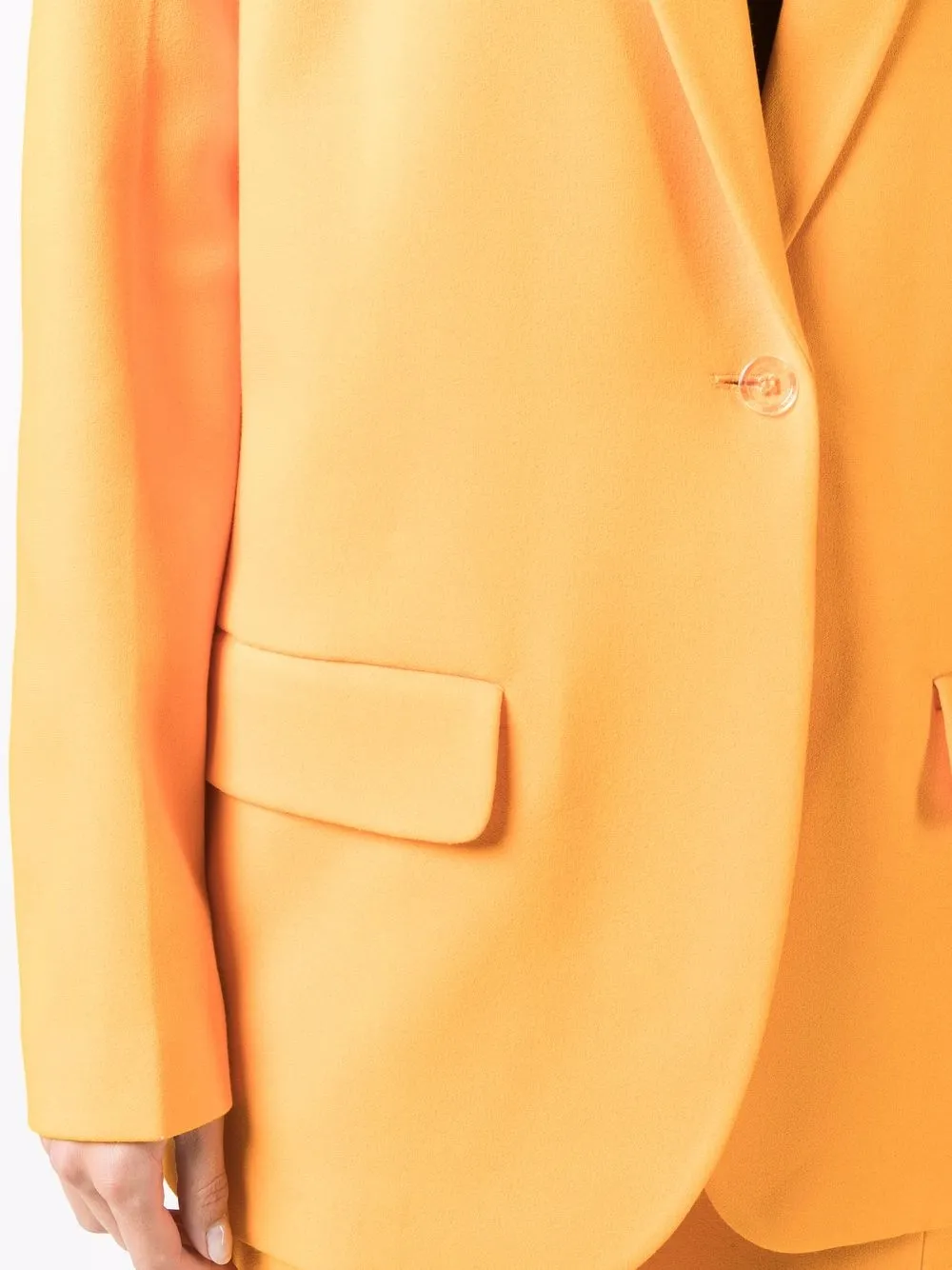 Off-white Orange Ailored Single-breasted Blazer In Orange