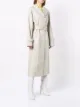 Off-White Trench con dettaglio a contrasto