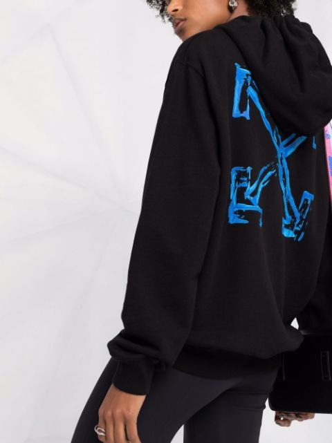 off white painted arrows hoodie