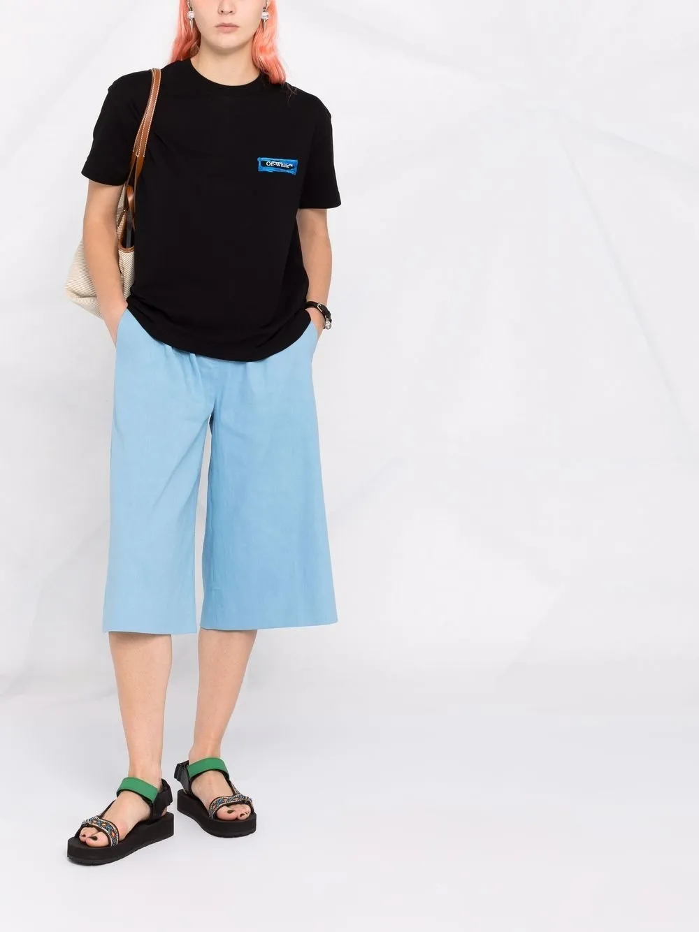 Off-White Sweater met geverfde Arrows-print Zwart