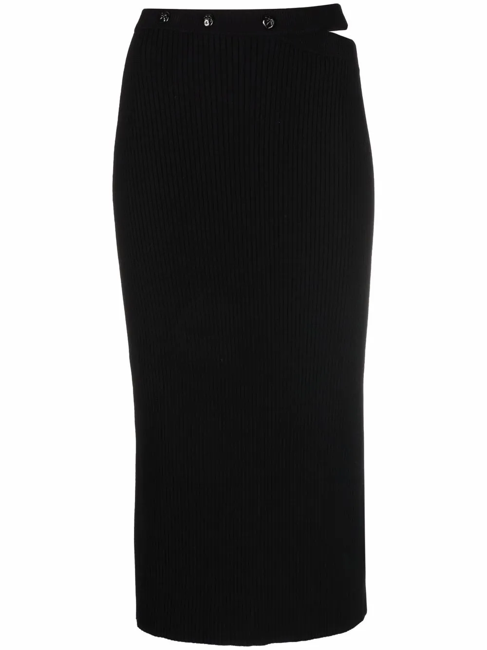 

Off-White rib-knit skirt - Black