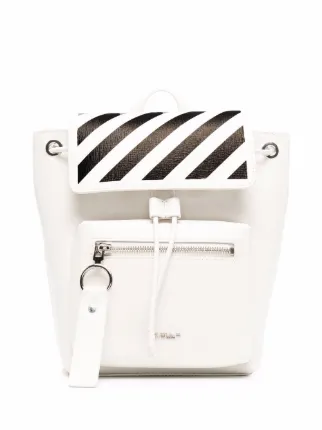 Off White Diag two tone Backpack Farfetch
