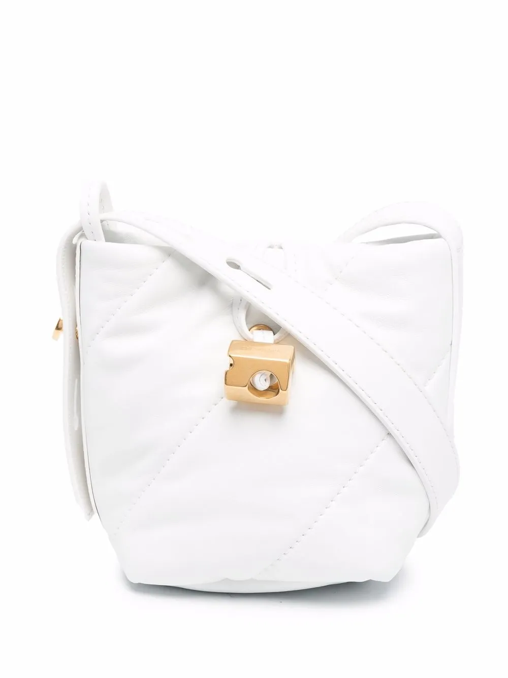 

Off-White bolsa bucket Nailed - Blanco