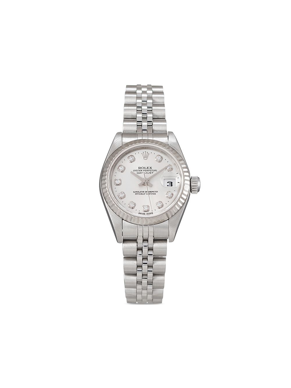 фото Rolex наручные часы lady-datejust pre-owned 26 мм 2000-х годов