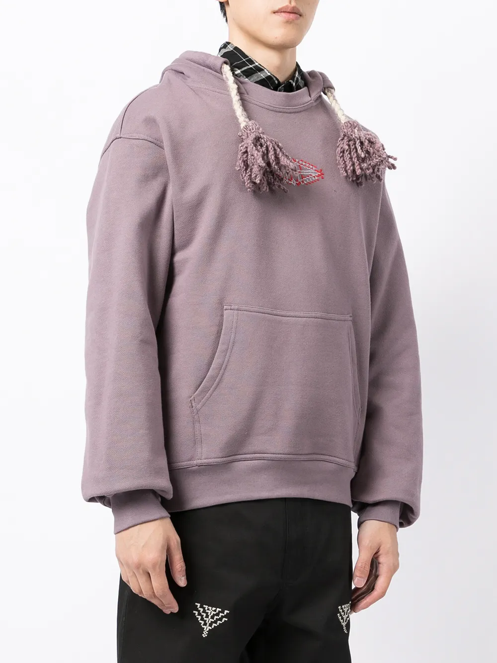 Adish tassel-detail Cotton Hoodie - Farfetch