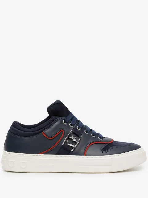 Ferragamo Borg logo low-top sneakers
