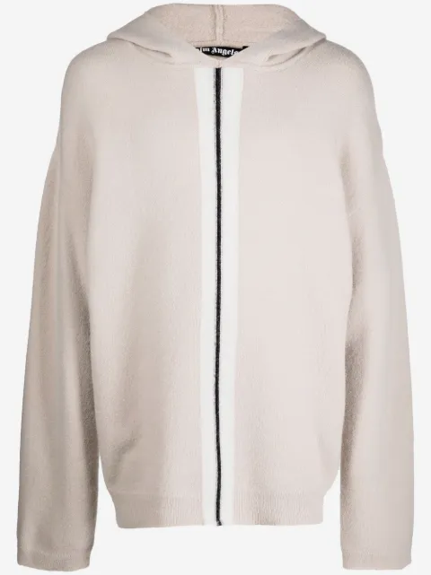 Palm Angels Gestreepte hoodie