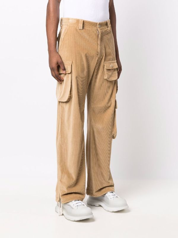 brown corduroy cargo pants