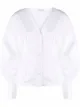 Image 1 of ANINE BING V-neck cotton shirt
