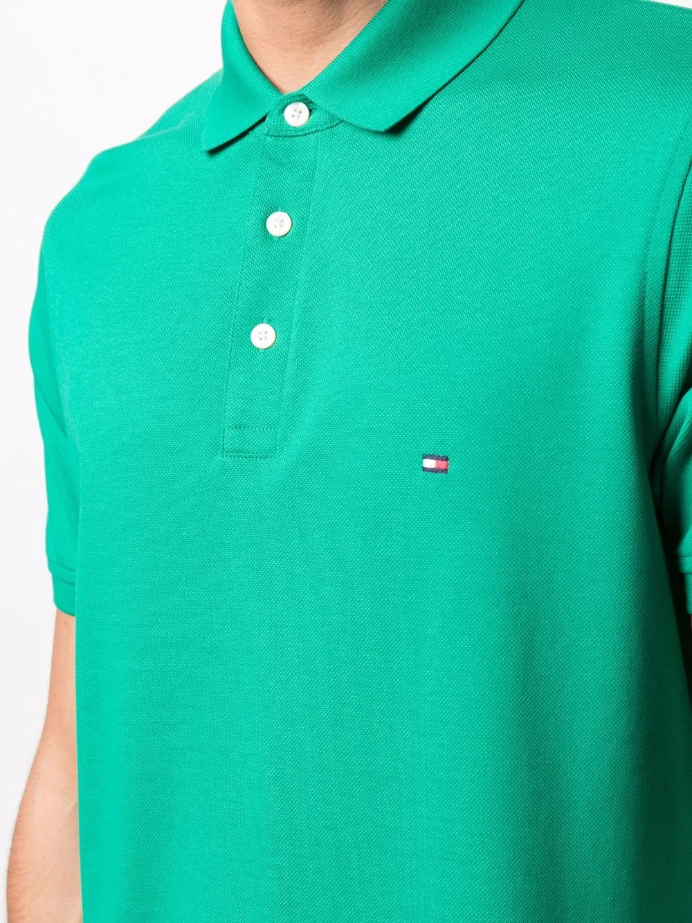 Tommy Hilfiger embroidered-logo Polo Shirt - Farfetch