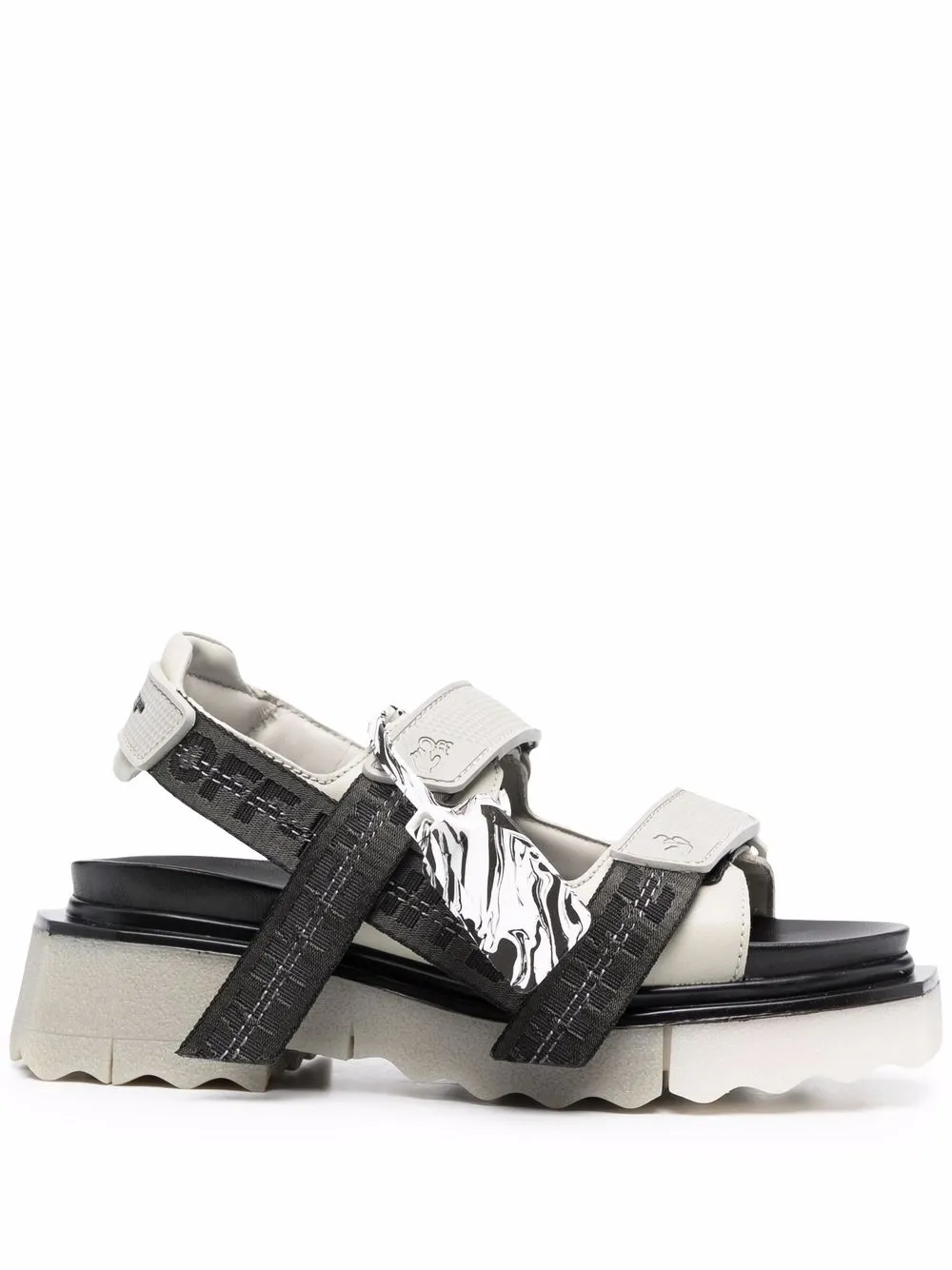 off white trek sponge sole sandals