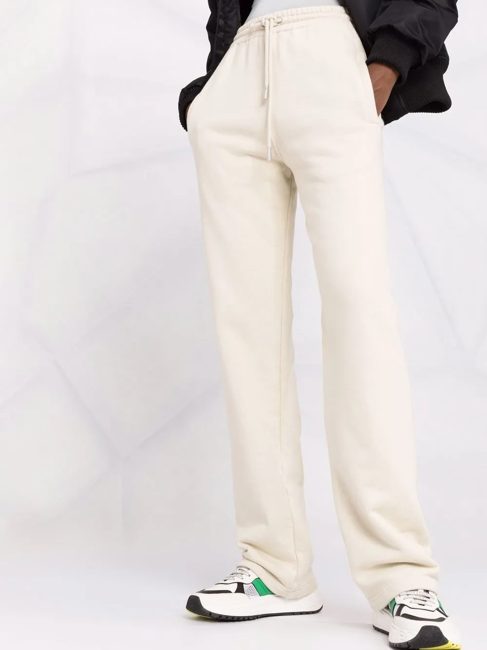 Off-white Rubber Arrow New Taperd Pant In Nude