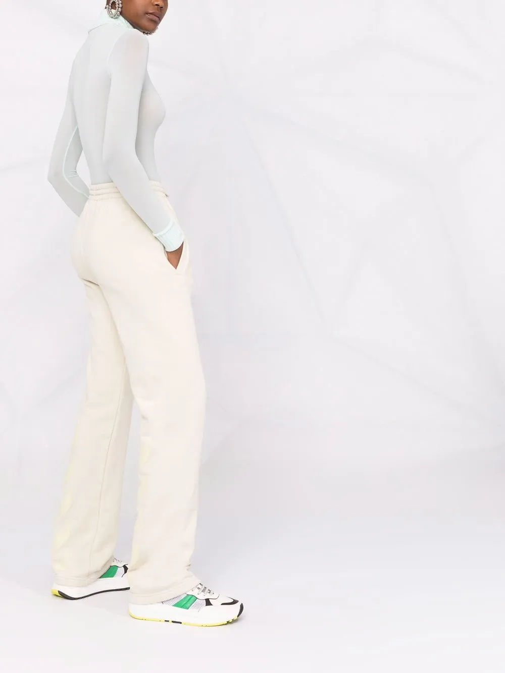 Off-white Rubber Arrow New Taperd Pant In Nude