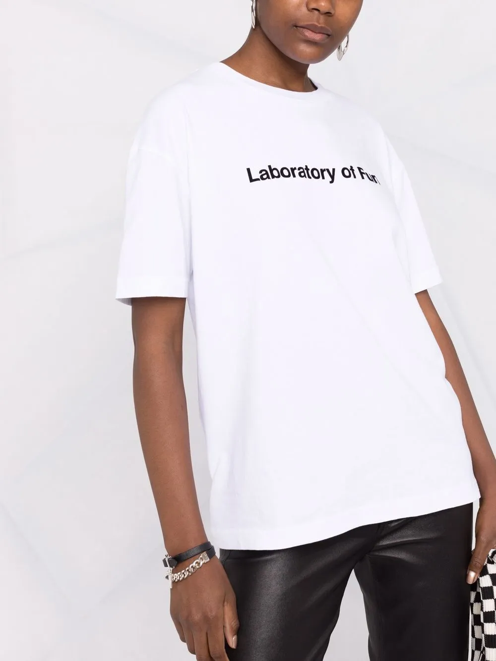 фото Off-white футболка laboratory of fun