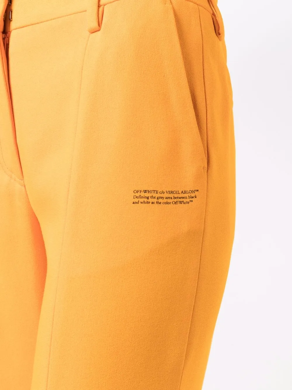 фото Off-white расклешенные брюки