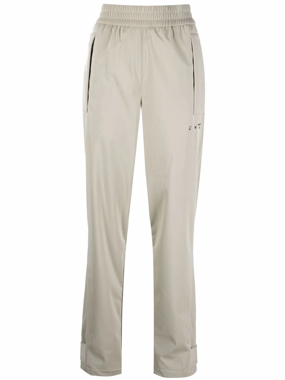 

Off-White pants Hands Off - Neutro
