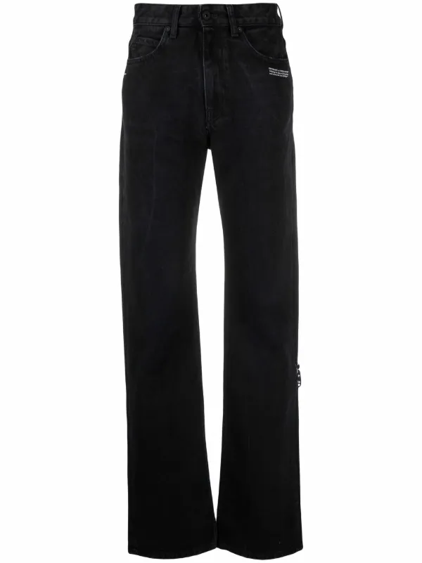 Off White Black Denim Cool Baggy Black No Color Farfetch