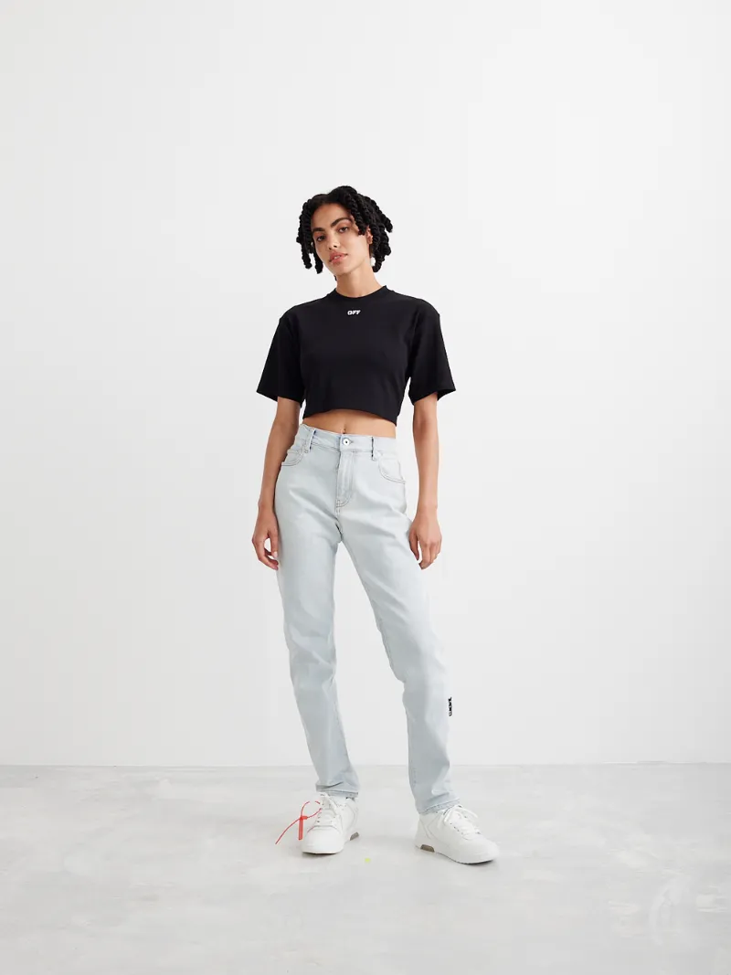 Casual Cropped S/S T-Shirt
