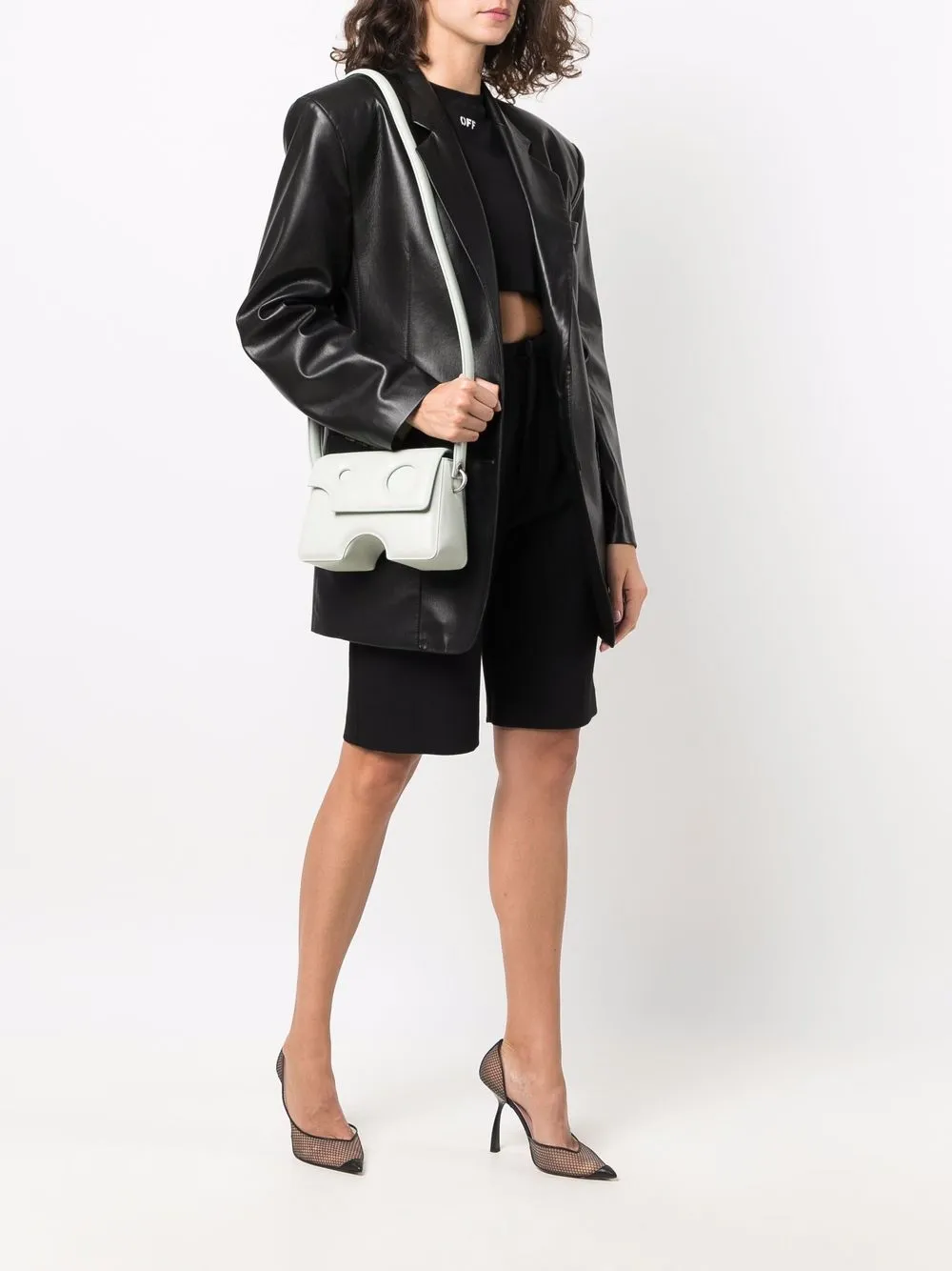 Off-White Burrow 22 schoudertas - Groen