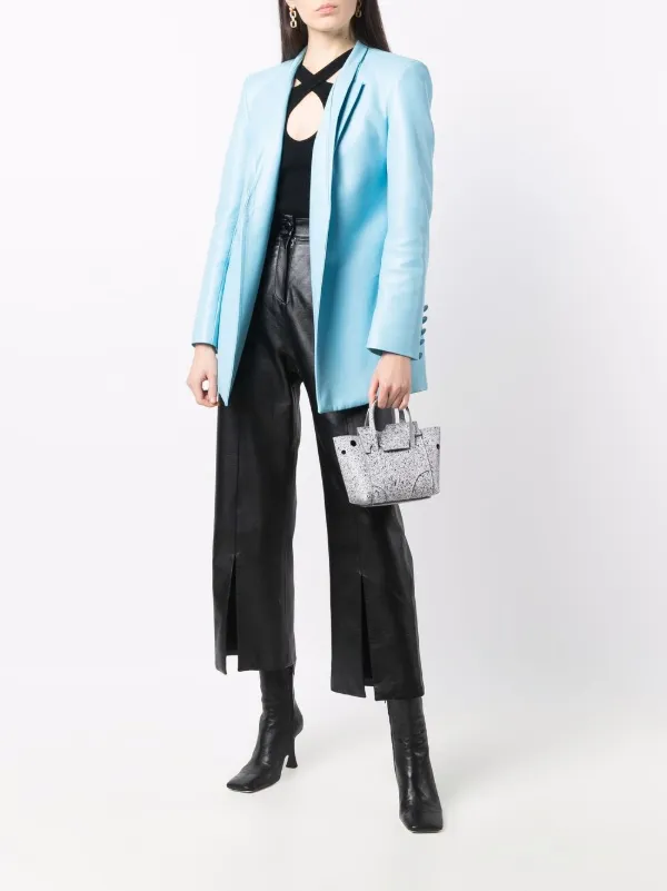 Off-White Burrow-16 Marbled Tote Bag | White | FARFETCH BH