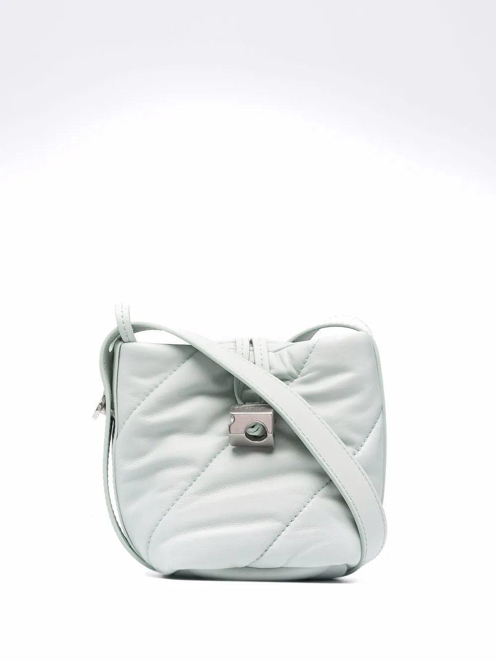 фото Off-white стеганая сумка-ведро nailed