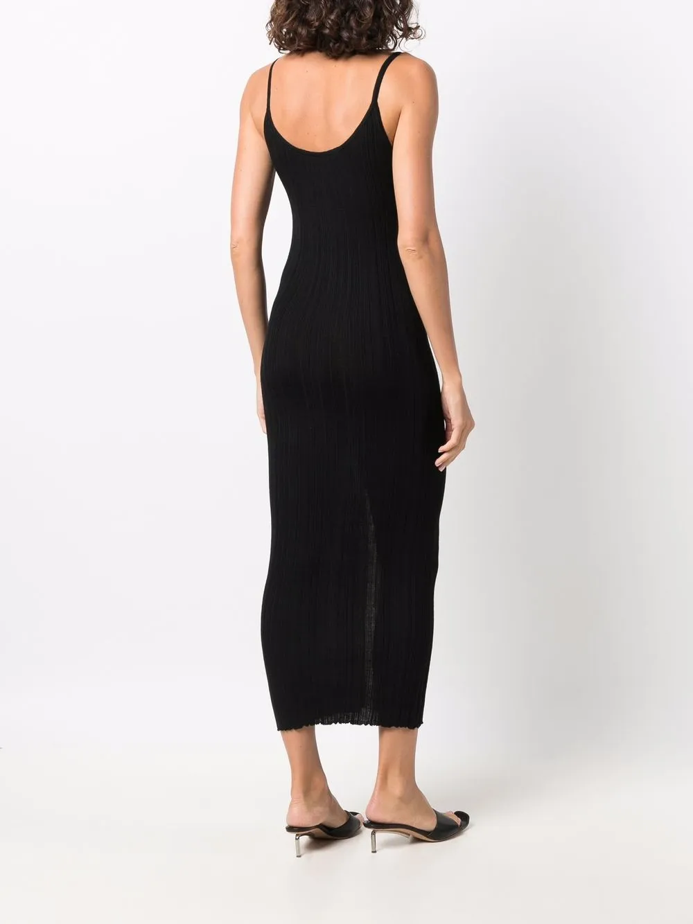 Palm Angels Gestreepte jurk Zwart