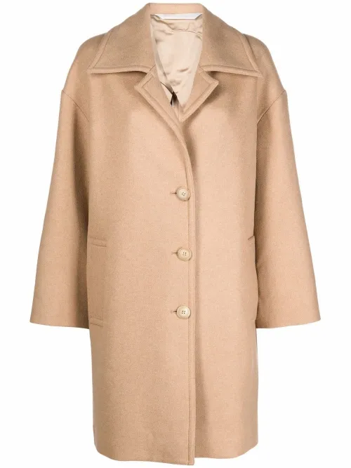 Manteau oversize à logo imprimé - Palm Angels - Modalova