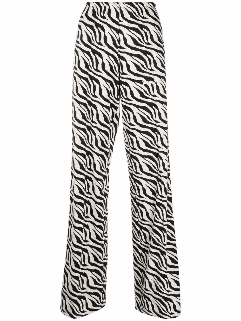Image 1 of Palm Angels zebra-print side-stripe trousers