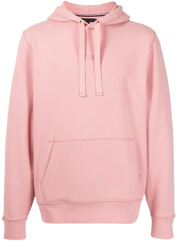 pink drawstring hoodie