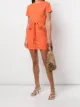 Image 2 of Alice+Olivia tie-fastening short-sleeved dress