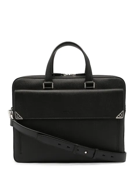 Salvatore Ferragamo Case para notebook slim com zíper