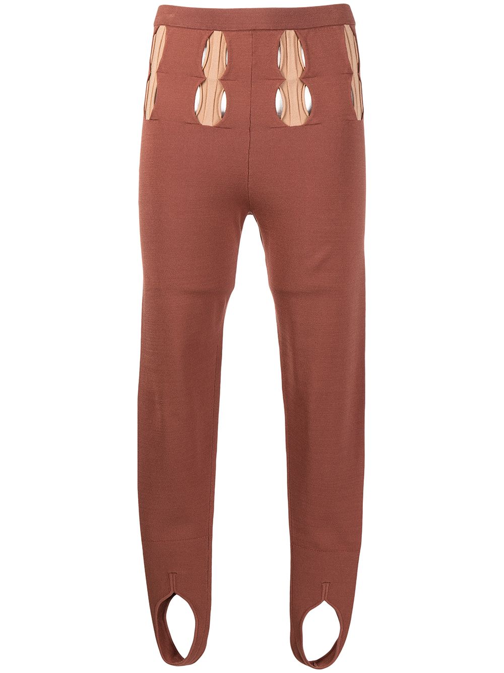 

Dion Lee leggins con diseño fuseau - Rosado