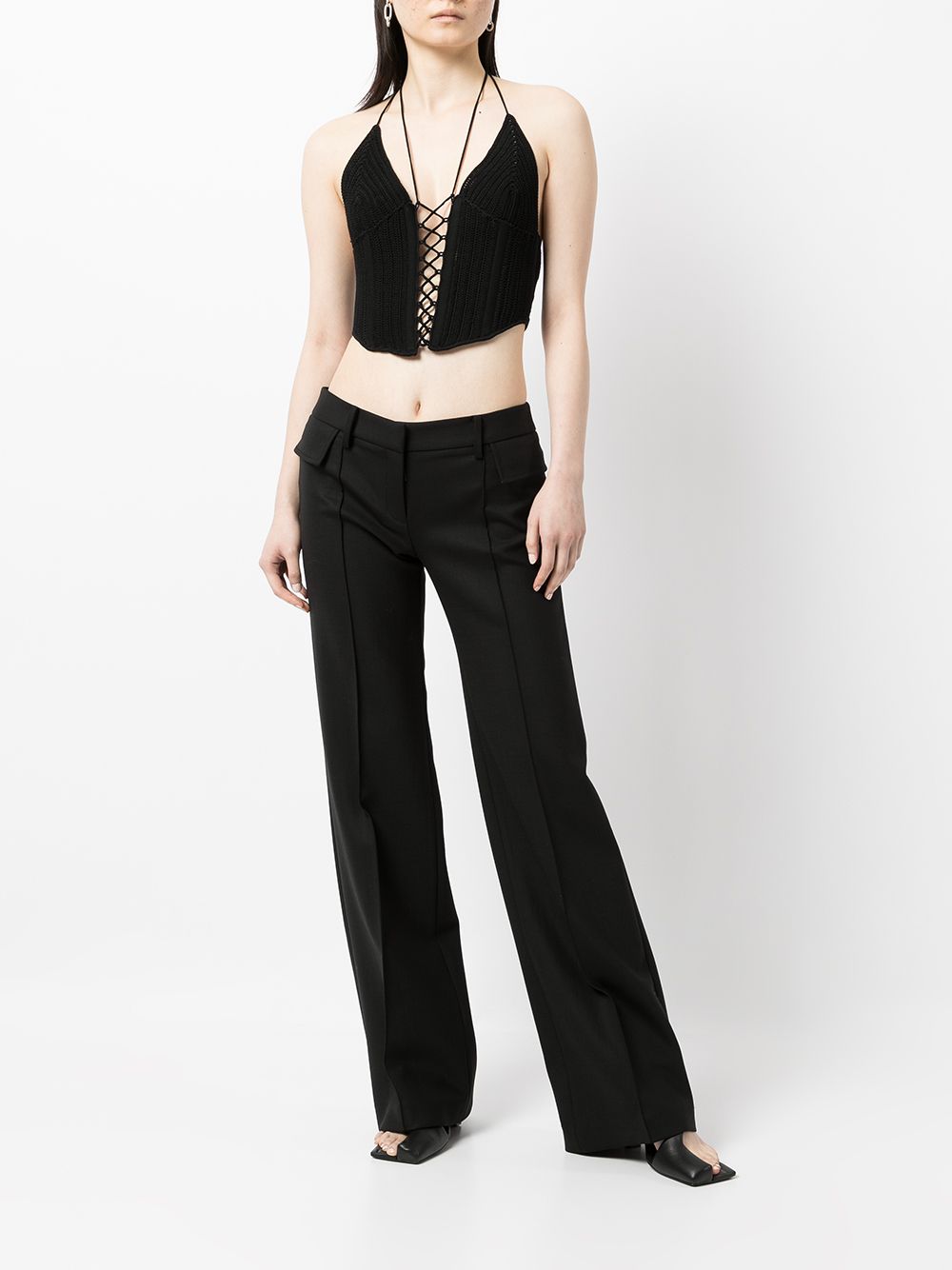 Image 2 of Dion Lee crochet cropped top