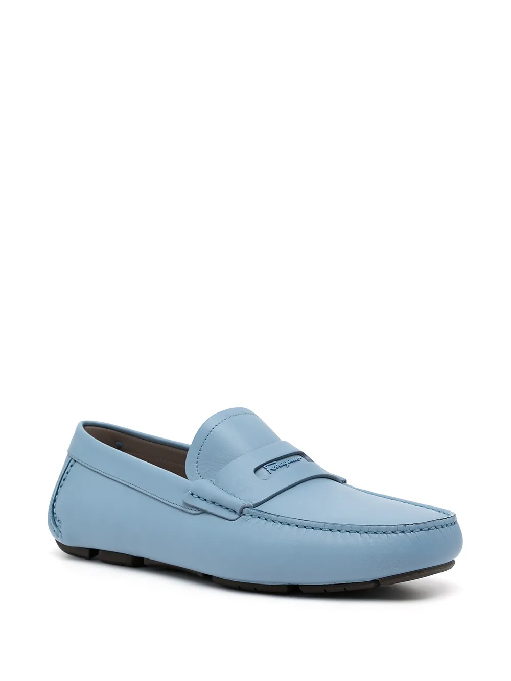 Ferragamo round-toe leather loafers | Image 2