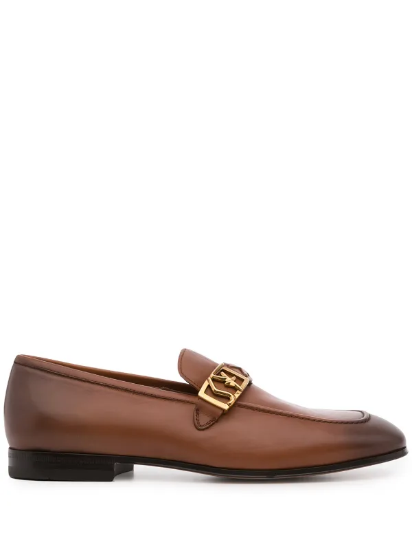 Ferragamo Nairobi Logo Plaque Loafers 