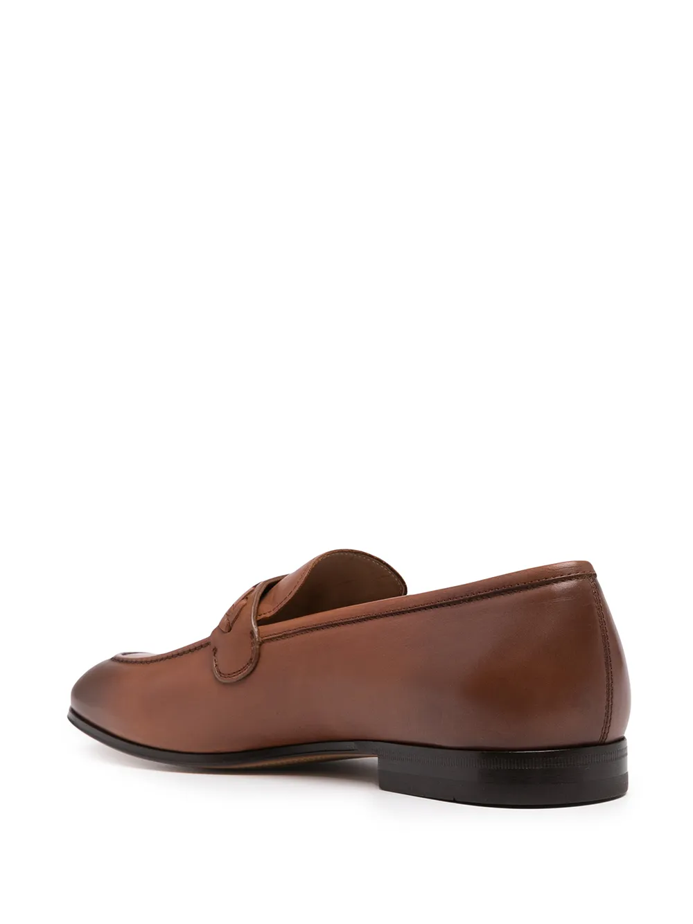Ferragamo Nairobi Logo Plaque Loafers In Braun