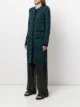 Salvatore Ferragamo jacquard-pattern coat