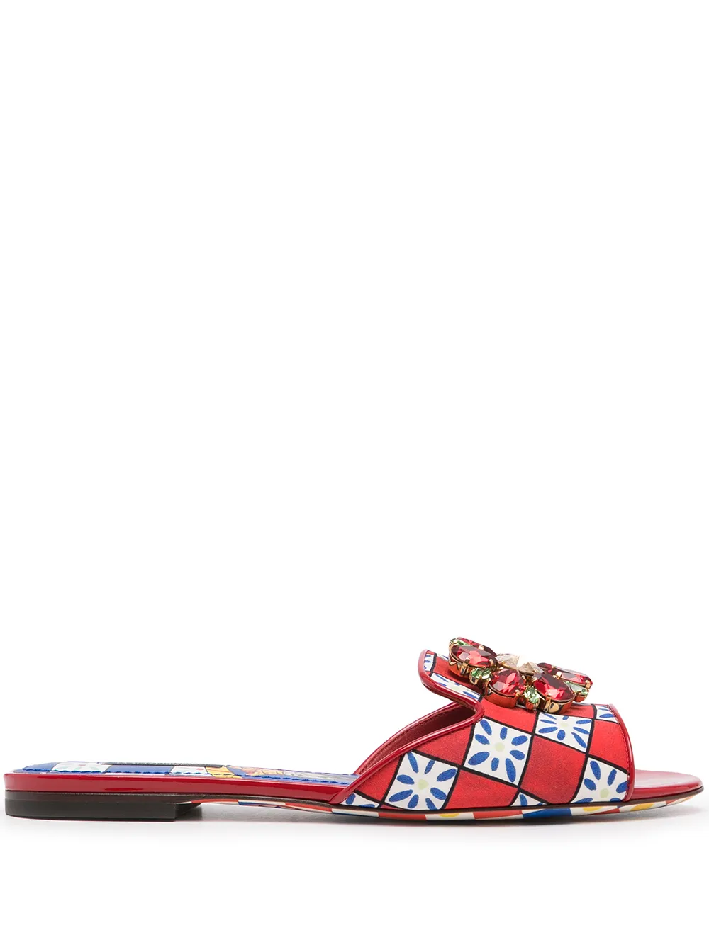 

Dolce & Gabbana Carretto print flat mules - Multicolour