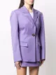 The Attico single-breasted button-front blazer