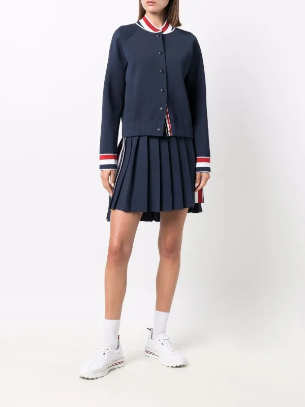 Thom Browne RWB Pleated Mini Skirt | Blue | FARFETCH KW