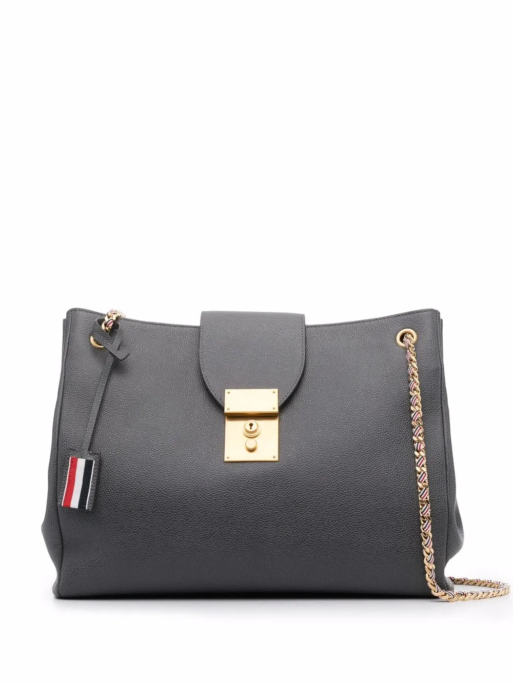 

Thom Browne Mrs. Thom chain tote bag - Grey