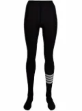 Thom Browne 4-Bar stripe tights - Black