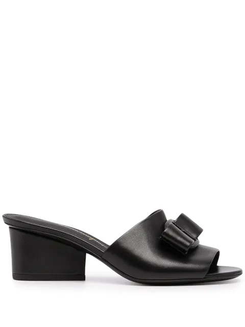 Ferragamo mules Viva Bow con tacón de 60mm