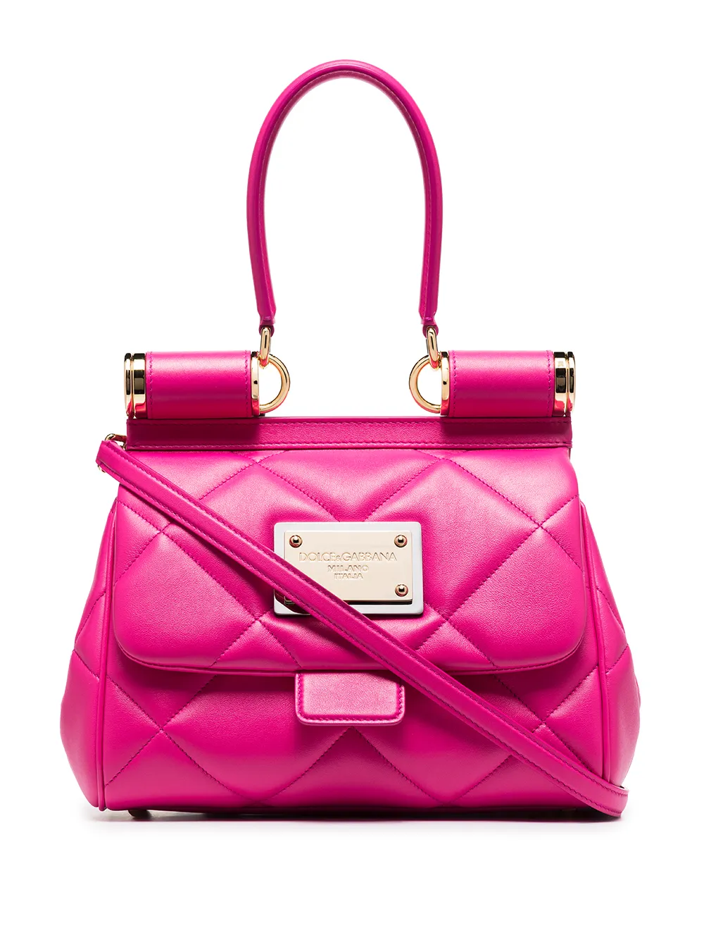 фото Dolce & gabbana дутая сумка на плечо dauphine sicily