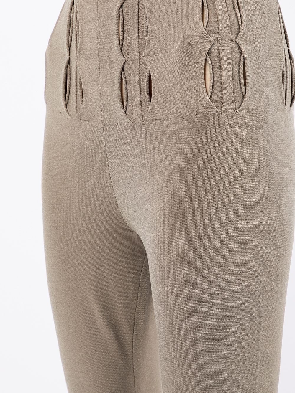 WeWoreWhat Lace-Up High-Rise Leggings