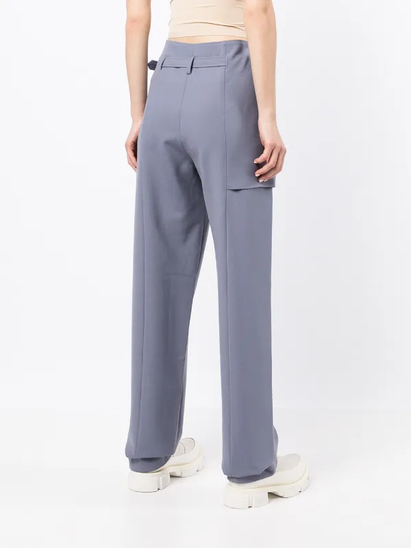 【関税込み】Dion Lee グレー ベルト シェルパンツ Dion Lee Belted Saddle Trousers | Purple | FARFETCH JO