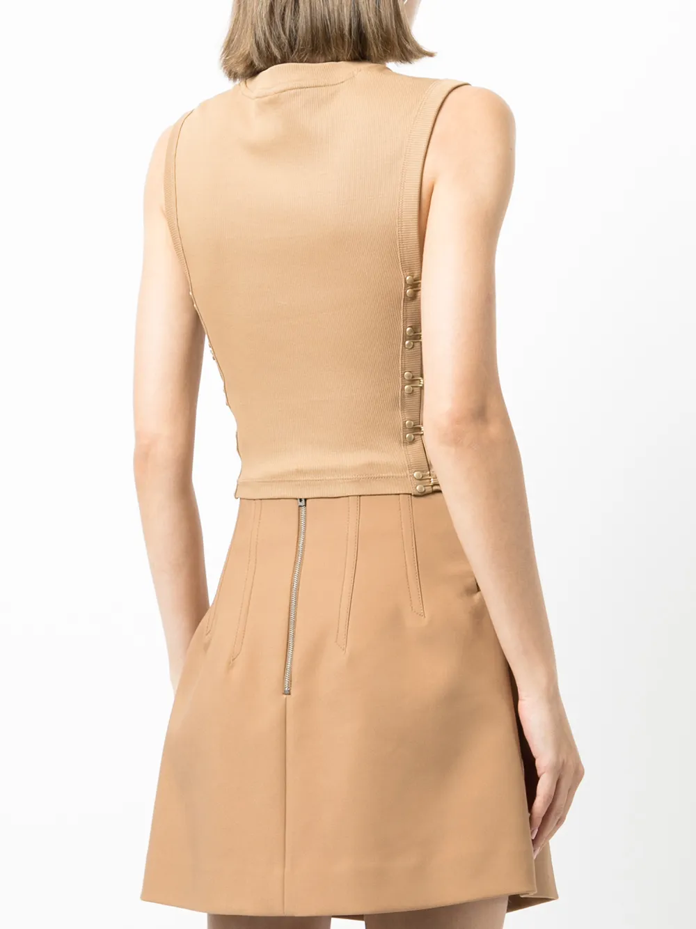 Dion Lee Ribbed Corset Tank Top Farfetch