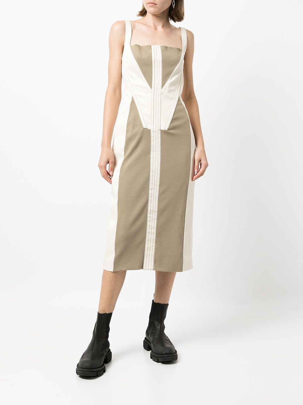 Dion Lee fork-frame Corset Dress - Farfetch