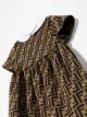 Fendi Kids FF-logo short-sleeve dress