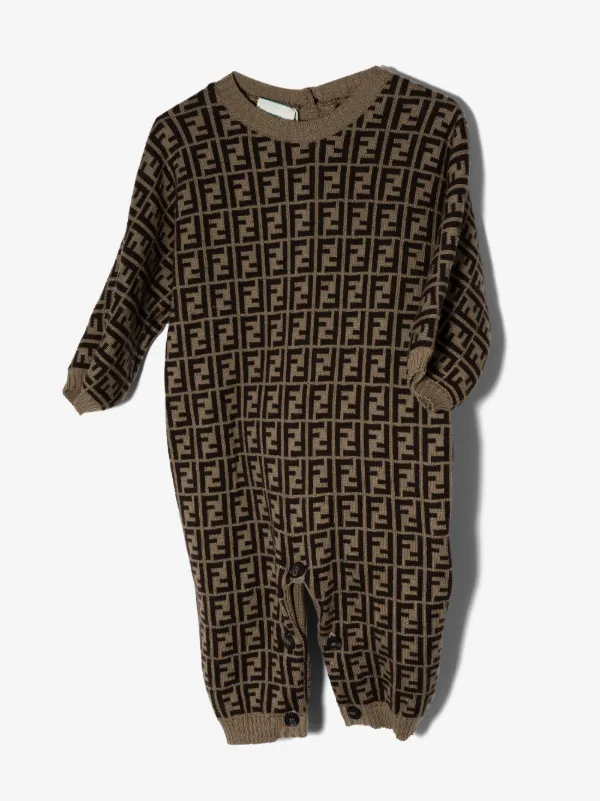 Fendi Kids インターシャ ロンパース 通販 - FARFETCH